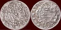 1 Kreuzer AUSTRIA - ERZBISTUM SALZBURG - SIGISMUND III, GRAF VON SCHRATTENBACH, 1753-1771 - -