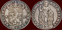 Utrecht X Stuiver NOORDELIJKE NEDERLANDEN (NETHERLANDS) - REPUBLIEK, 1581-1795 - UTRECHT - 1750, Utrecht -