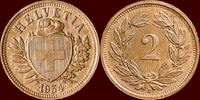 2 Rappen SWITSERLAND ( SCHWEIZ ) - CONFEDERATION - 1934 B, Bern -