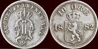 10 Øre NORWAY, KINGDOM - OSCAR II, 1872-1905 - -