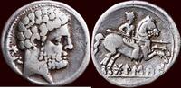 AR Denarius CELTS - IBERIAN PENINSULA - SPAIN, BOLSCAN - circa 150-120 BC -