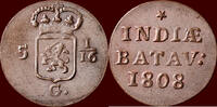Duit NEDERLAND (NETHERLANDS, KINGDOM) - NEDERLANDS OOST-INDIË (DUTCH EAST INDIES) - LODEWIJK NAPOLEON, 1806-1810 - 1808, Hoorn -