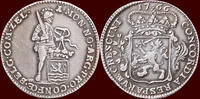 Zeeland Zilveren dukaat NOORDELIJKE NEDERLANDEN (NETHERLANDS) - REPUBLIEK, 1581-1795 - ZEELAND - 1/4 1766, Middelburg -