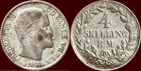 4 Skilling Rigsmont DENMARK, KINGDOM - FREDERIK VII, 1848-1863 - -