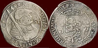 Friesland 28 stuivers NOORDELIJKE NEDERLANDEN (NETHERLANDS) - REPUBLIEK, 1581-1795 - FRIESLAND - Florijn van 1614, Leeuwarden -