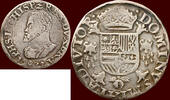 1/2 Philipsdaalder ZUIDELIJKE NEDERLANDEN (SOUTHERN NETHERLANDS) - HERTOGDOM BRABANT - PHILIPS II, 1555-1598 - 1575, Antwerpen -