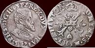 1/10 Philipsdaalder ZUIDELIJKE NEDERLANDEN (SOUTHERN NETHERLANDS) - HERTOGDOM BRABANT - PHILIPS II, 1555-1598 - 1571, Antwerpen -