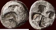 AR Hemiobol AEOLIS, KYME - circa 480-450 BC -