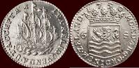 Zeeland Scheepjesschelling NOORDELIJKE NEDERLANDEN (NETHERLANDS) - REPUBLIEK,1581-1795 - ZEELAND – Piedfort 1750, Middelburg -