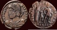 Roman Empire Maiorina CONSTANS, 337-350 - BI light Constantinopolis -