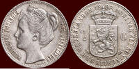 1/2 Gulden 1898 Koninkrijk der Nederlanden NEDERLAND (NETHERLANDS, KINGDOM) - WILHELMINA, 1890-1948 - vz-/ zfr+