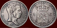 Koninkrijk der Nederlanden 1 Gulden NEDERLAND (NETHERLANDS, KINGDOM) - WILLEM I, 1815-1840 - 1828, Utrecht -