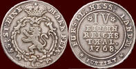 Reichstaler GERMANY - HESSEN-KASSEL, KURFÜRSTENTUM - FRIEDRICH II, 1760-1785 - ¼ U. -