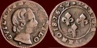 Denier FRANCE - ORANGE, PRINCIPALITY - GUILLAUME-HENRI OF ORANGE-NASSAU, 1650-1702 - tournois -