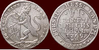 Reichstaler GERMANY - HESSEN-KASSEL, KURFÜRSTENTUM - FRIEDRICH II, 1760-1785 - 1/6 U. -