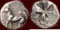 AR Tetradrachm MACEDONIA, MENDE - circa 510-480 BC -