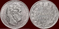 5 Francs FRANCE - KINGDOM - LOUIS PHILIPPE, 1830-1848 - 1844W, Lille -