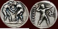 AR Stater PAMPHYLIA, ASPENDOS - 370-333 BC -