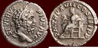 Roman Empire AR Denarius SEPTIMIUS SEVERUS, 193-211 - Rome -