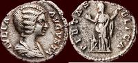 Roman Empire AR Denarius JULIA DOMNA, wife of Septimius Severus and mother of Caracalla - Rome -