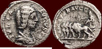 Roman Empire AR Denarius JULIA DOMNA, wife of Septimius Severus and mother of Caracalla - Rome -