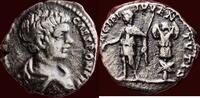 Roman Empire as CARACALLA as Caesar, 195-198 - AR Denarius, Rome -