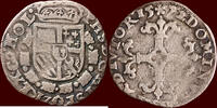 1/20 Philipsdaalder NOORDELIJKE NEDERLANDEN (NETHERLANDS) - GRAAFSCHAP HOLLAND - PHILIPS II, 1555-1581 - 1572, Dordrecht -