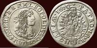 6 Kreuzer HABSBURG EMPIRE - HUNGARY - LEOPOLD I, 1657-1705 - 1670/69 KB, Kremnitz -