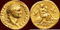 Roman Empire as TITUS as Caesar, 69-79 - AV Aureus, Rome -