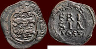 Friesland 1/8 Stuiver NOORDELIJKE NEDERLANDEN (NETHERLANDS) - REPUBLIEK, 1581-1795 - FRIESLAND - of duit 1653, Leeuwarden -