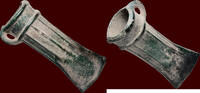 BRONZE ARCHAEOLOGICAL OBJECT - AGE - EUROPE - Bronze axe head, circa 950 - -