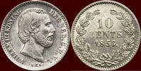 Koninkrijk der Nederlanden 10 Cents NEDERLAND (NETHERLANDS, KINGDOM) - WILLEM III, 1849-1890 - -