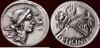 AR Denarius ROMAN IMPERATORS - QUINTUS SICINIUS - ALLY OF POMPEIUS MAGNUS (THE GREAT) - Rome -