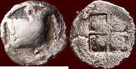 MACEDONIA (MACEDON), AKANTHOS - AR Tritetartemorion, circa 430-390 BC -