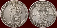 Zeeland Zilveren dukaat NOORDELIJKE NEDERLANDEN (NETHERLANDS) - REPUBLIEK, 1581-1795 - ZEELAND - ½ 1773, Middelburg -