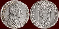 1/12 Ecu FRANCE - KINGDOM - LOUIS XIV, 1643-1715 - 1659 A, Paris -