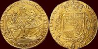ZUIDELIJKE NEDERLANDEN (SOUTHERN NETHERLANDS) - HERTOGDOM BRABANT - ALBRECHT & ISABELLA, 1598-1621 - Dubbele gouden souverein z. -