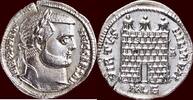 Roman Empire as GALERIUS as Caesar, 293-305 - AR Argenteus, Alexandria -