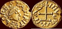 Triens FRANKISCHE RIJK - DYNASTY DER MEROVINGERS - FRISIA / AUSTRASIA - MONETARIUS MADELINUS - of tremissis z.j. , Dorestad -