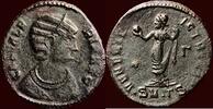 Roman Empire Follis GALERIA VALERIA, wife of Galerius Maximianus - BI Tessalonika (308-310) -