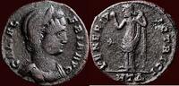 Roman Empire Follis GALERIA VALERIA, wife of Galerius Maximianus - BI Heraklea (ca.310) -