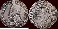 1/5 Philipsdaalder NOORDELIJKE NEDERLANDEN (NETHERLANDS) - GRAAFSCHAP HOLLAND - PHILIPS II, 1555-1581 - z.j. , Dordrecht -