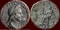 Roman Empire AE As SABINA, wife of Hadrian - Rome (133) -