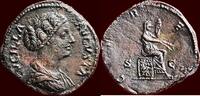 Roman Empire AE Sestertius LUCILLA, wife of Lucius Verus - Rome -
