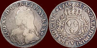 Ecu FRANCE - KINGDOM - LOUIS XV, 1715-1774 - Ecu 1738 V, Troyes -