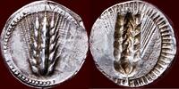 LUCANIA, METAPONTION (METAPONTUM) - AR Nomos or tridrachm, 470-440 BC -