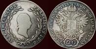 20 Kreuzer HABSBURG EMPIRE - HUNGARY - FRANZ II (I), 1792-1835 - 1828 B, Kremnitz -
