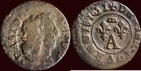 Denier FRANCE - DOMBES, PRINCIPALITY - GASTON DE ORLÉANS, 1626-1652 - tournois 1651, Trévoux -