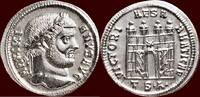 Roman Empire AR Argenteus MAXIMIANUS HERCULIUS, FIRST REIGN, 286-305 - Thessalonika -