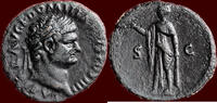 Roman Empire as DOMITIANUS (DOMITIAN) as Caesar, 69-81 - AE As, Rome -